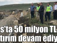 Kars'ta 50 milyon TL'lik yatırım devam ediyor
