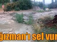 Kağızman’ı sel vurdu