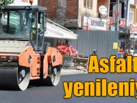 Kars Faikbey Caddesi'nin asfaltı yenileniyor
