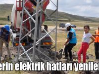 Kars’ta köylerin elektrik hatları yenileniyor