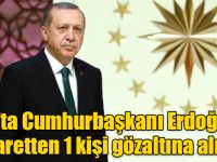 Kars'ta Cumhurbaşkanı Erdoğan’a hakaretten 1 kişi gözaltına alındı