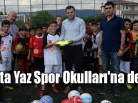 Kars'ta Yaz Spor Okulları'na destek