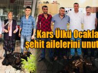 Kars Ülkü Ocakları İl Başkanlığı şehit ailelerini unutmadı