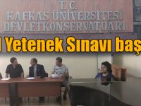 KAÜ’de Özel Yetenek Sınavı başladı