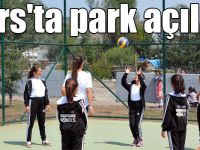 Kars'ta park açılışı