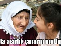 Kars'ta asırlık çınarın torunlarının torunlarını görme mutluluğu
