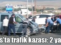Kars'ta trafik kazası: 2 yaralı