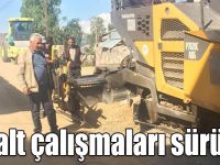 Kars'ta asfalt çalışmaları sürüyor