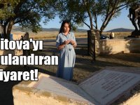 Ahıska Türkü Zaitova'yı duygulandıran Sarıkamış şehitlik ziyareti