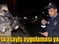 Kars'ta asayiş uygulaması yapıldı