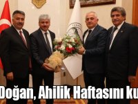 Ahilik komitesi Kars Valisini ziyaret etti