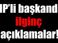 MHP’li başkandan ilginç açıklamalar!