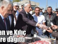 Arslan ve Kılıç aşure dağıttı