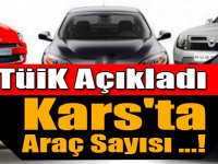 Kars'ta trafiğe kayıtlı araç sayısı açıklandı