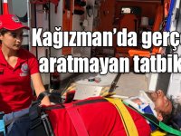 Kağızman’da gerçeği aratmayan tatbikat
