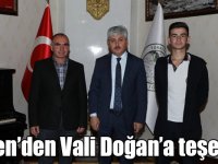 Özmen’den Vali Doğan’a teşekkür