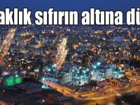 Kars'ta sıcaklık sıfırın altına düştü
