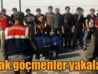 Kars’ta 14 kaçak göçmen yakalandı
