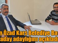 Metin Özad Kars Belediye Başkan aday adaylığını açıkladı