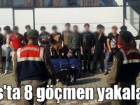 Kars'ta 8 göçmen yakalandı