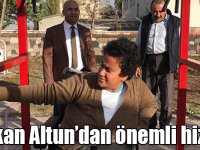 Başkan Coşkun Altun’dan, Selim’de engelliler için önemli hizmet