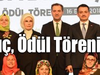 Yunus Kılıç, "Girişimci Kadın Çiftçiler Ödül Töreni"ne katıldı