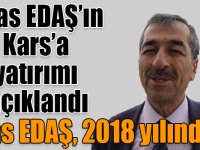 Bülent Gürel: “Aras EDAŞ, 2018 yılında Kars’ta 28 Milyon TL tutarında yatırım yaptı”