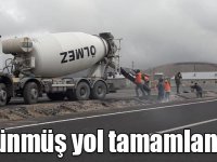 Kars-Digor-Tuzluca bölünmüş yolu tamamlanıyor