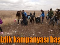 Şehitler diyarında öğrencilerden temizlik kampanyası