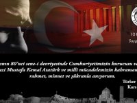Kars Valisi Türker Öksüz, 10 Kasım mesajı