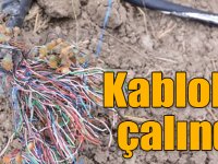 Kars’ta hırsızlar internet kablosunu çaldı