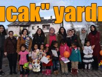 Kars'ta yardımsever öğrencilerden göçmenlere kış öncesi "sıcak" yardım