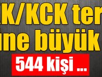 PKK/KCK terör örgütüne büyük darbe: 544 gözaltı