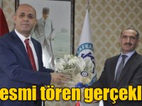 KAÜ’de ilk resmi devir teslim töreni gerçekleşti