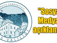 Kars Valiliğinden "Sosyal Medya" açıklaması