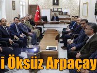 Vali Türker Öksüz, Arpaçay’da incelemelerde bulundu