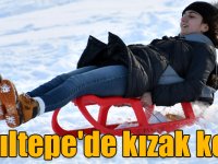 Cıbıltepe Kayak Merkezi'nde kızak keyfi