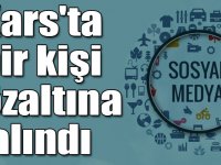 Kars’ta sosyal medyada terör propagandası yapan bir kişi gözaltına alındı