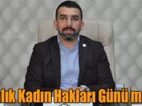 AK Parti Kars İl Başkanı Adem Çalkın’ın, 5 Aralık Kadın Hakları Günü mesajı