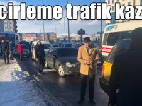 Kars’ta zincirleme trafik kazası