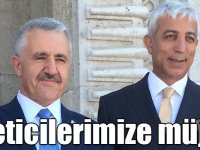 Arslan ve Kılıç'tan üreticilerimize müjde