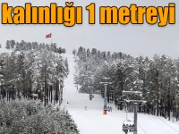 Kars'ta kar kalınlığı 1 metreyi aştı