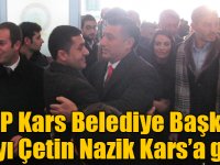 MHP Kars Belediye Başkan Adayı Çetin Nazik Kars’a geldi