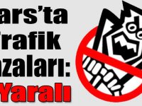 Kars'ta trafik kazaları: 4 yaralı