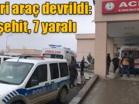 Iğdır'da askeri araç devrildi: 1 şehit, 7 yaralı