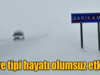 Kar ve tipi hayatı olumsuz etkiledi