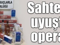 Kars polisinden sahte içki ve uyuşturucu operasyonu