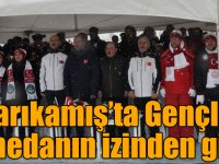 Sarıkamış’ta Gençlik Şühedanın izinden gitti!
