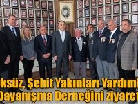 Vali Türker Öksüz, Şehit Yakınları Yardımlaşma ve Dayanışma Derneğini ziyaret etti