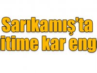 Sarıkamış’ta yoğun kar yağışından dolayı eğitime bir gün ara verildi